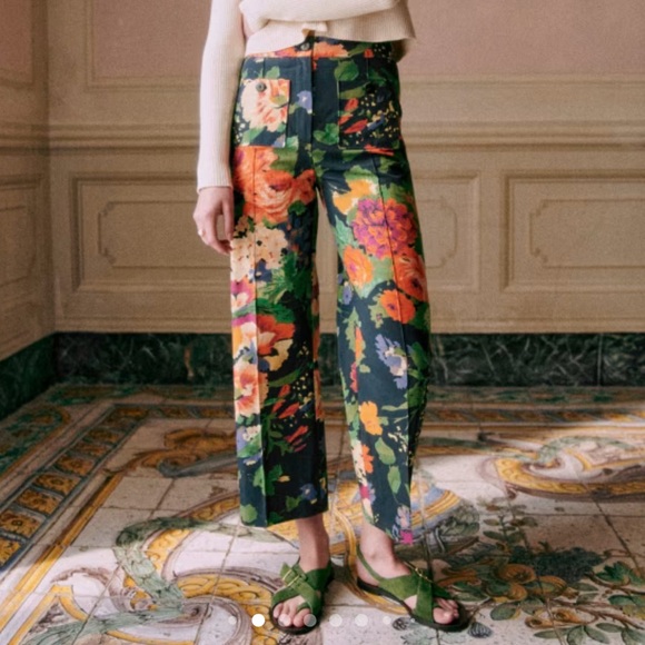 Sezane Pants - Sezane Emilio Trousers EU40